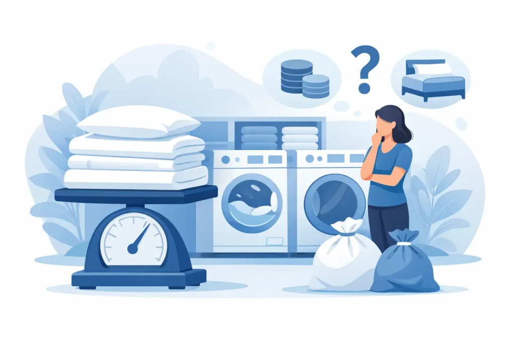 Pranje posteljine po kilogramu - isplati li se?