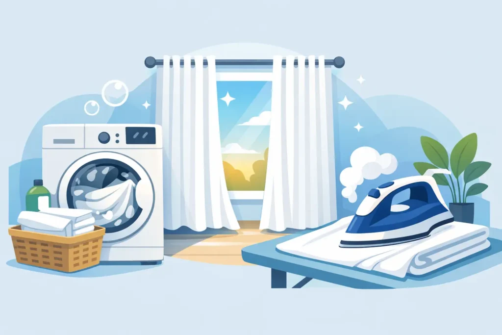 Pranje zavjesa i peglanje bez komplikacija